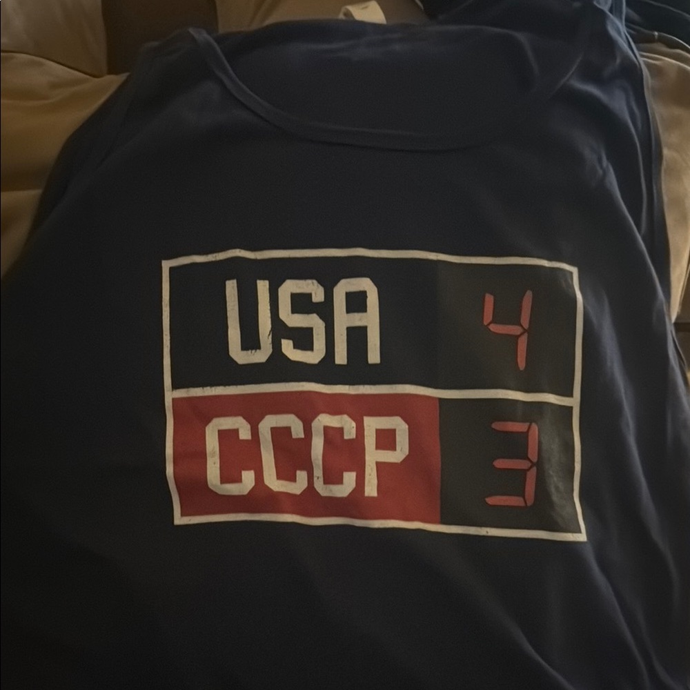 USA vs CCCP Miracle on Ice Tank Top